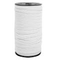 Miniatyrbild 2 av 2: 8 mm 100 meter elastiskt band sytillbehör platt stickad elastisk hantverk för kläder DIY (vit)