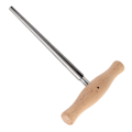 Miniatyrbillede 8 af 8: Violin Peg Hole Reamer 1:30 Taper med træhåndtag til 3/4 4/4 violiner