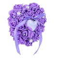 Miniatyrbilde 2 av 5: Romantisk rose bryllup favoriserer hjerte perle gave ring boks pute pute