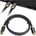 Pikkukuva 2 / 5: 2M HDMI-kaapeli 8K- 4K ammattikäyttöön 2.1 3D Full HD nopea Ethernetin kautta 48Gb/s, Audio ja video Dynamic HDR