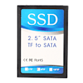 Miniatyrbillede 1 af 5: 4x Lille hukommelseskort/hukommelseskort til SATA-adapter SATA HDD / SSD