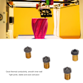 Miniatyrbillede 4 af 5: 5 stk 3D-printer dyse til Ender 3D V6 3D-printere messing dyse spidser