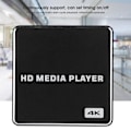 Miniatyrbilde 8 av 8: Mini Full High Definition 1080P USB Media Box 4K Player 100‑240V