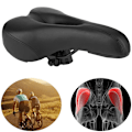 Miniatyrbild 2 av 7: Cykel Sadel Gel Vaddering Ventilerad Design Memory Foam För Utomhus Cykeläventyr, Universell Passform Ergonomisk Cykelsits Med Nötningsbeständighet