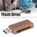 Miniatyrbild 3 av 8: USB-minne Portabelt Rutmönster Tryck-Dra Tumminne för Informationslagring Dataöverföring PC Telefon Rutnät 32GB