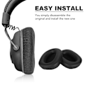 Miniatyrbilde 4 av 8: Erstatningsøreputer for Logitech Hodetelefoner Øreputerputer for Logitech G Pro X G Pro Gaming Hodetelefoner