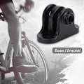 Miniatyrbild 8 av 8: Cykeldator Metallfäste Kameraadapterfäste för Gopro (Svart)