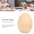Miniatyrbild 7 av 8: 10 st träägg levande lätta bärbara inte lätt trasiga matleksak faux ägg för familjedekorationM