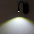 Miniatyrbillede 3 af 8: Boglæsningslampe USB Genopladelig 3 Farver Niveauer Lysstyrke Justerbar Fleksibel Clip On Boglampe Bog Nattelys Sort