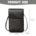 Pikkukuva 2 / 5: Naisten nahkainen pieni crossbody-laukku, matkapuhelinlaukku, lompakko, olkahihna
