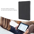 Miniatyrbillede 7 af 8: Tablet Etui Sort Åndbar Præcise Udskæringer Blyantholder Magnetisk Lukning PU Læder Etui til IOS Tablet 10.2in
