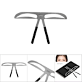 Miniatyrbilde 7 av 8: Profesjonell øyenbrynsformingsmal DIY-forming Define Ruler Makeup Tool Natural Eyebrow