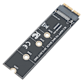 Miniatyrbillede 2 af 5: Adapterkort Sort ABS Solid-State Drive Passer til Macbook Air i 2013-2017 M.2 NVME PCIE3.0