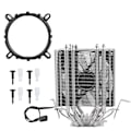 Miniatyrbillede 1 af 5: 4 Varmerør CPU-blæser Radiator Køler Varmeafleder Til Intel LGA AMD 1366 1155 775