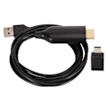 Pikkukuva 1 / 5: Videokaappauskortin kaapeli HD 1080P 60fps HD Multimedia Interface USB- ja Type C -videomuunnin kaapeli 4.9ft