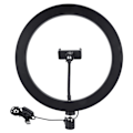 Pikkukuva 7 / 8: UN-300 LED-rengaslamppu, kolme väriä, portaaton himmennys, kaaren muotoinen täyttövalo, 30 cm, 26 W