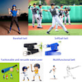 Miniatyrbild 5 av 5: Baseballbälte Softbollbälte Justerbart Midjebälte för Ungdomar och Vuxna
