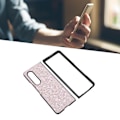 Pikkukuva 1 / 8: Puhelimen suojakotelo Bling Puhelimen kansi Naarmuuntumaton Glitter-kotelo Galaxy Z Fold 3:lle Välkkyvä vaaleanpunainen