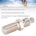 Miniatyrbild 7 av 8: 1/4 tum till 3/8 tum kamerakonverteringsskruv för stativkulhuvud Monopod SnabbfrigöringsplattaE7