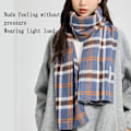 Miniatyrbillede 3 af 5: Reversible Elegant Classic  Feel Scarves for Spring Fall Winter