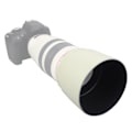 Miniatyrbild 8 av 8: ET‑83C Objektivhuv Reversible för Canon EF 100‑400mm F/4.5‑5.6L IS USM Objektiv Vit