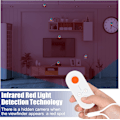 Miniatyrbild 6 av 6: Integritetsskyddsenhet med Högt Ljud, Röd LED-Blixtlarm, Infraröd Kameradetektering för Hotell, Hem, Kontor