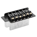 Miniatyrbillede 6 af 7: Tremolo-system med rulle enkelt lås vibrato bro hale stykke til ST guitar (sort)