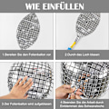 Miniatyrbild 3 av 5: 6-pack disco spegelfolie ballonger, 70-tal 80-tal retrofestdekoration