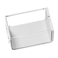 Miniatyrbild 3 av 5: Liten vit dockhusdisplaylåda transparent stapelbar genomskinlig displaylåda leksaksförvaringsställ för minifigurer samlarobjekt