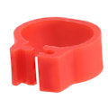 Miniatyrbild 1 av 2: 100 st/påse 8MM 001-100 Numrerade plastbrevduva fågelbenband ringar (röd)