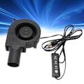 Miniatyrbillede 1 af 8: USB Blæser Fan 3.8in 3 Hastighedstilstand DC 5V Børsteløs 3800 RPM 22 CFM Computer Køleventilator til PC Elektronik 3D Printer