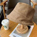 Miniatyrbillede 3 af 4: Bredskygget Bucket Hat Dame Vinterhatte Varme Herre Fiskerhatte Khaki