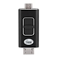 Miniatyrbillede 1 af 5: USB-flashdrev med flere kapaciteter, USB-nøglehukommelseslager sort (256G)