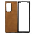 Miniatyrbillede 2 af 8: Mobiltelefon Covers Stødsikkert Telefon Læder Etui Skal til Samsung Galaxy Z Fold 2Brun