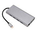 Miniatyrbild 2 av 5: 11-i-1 USB C Hub Multiport Adapter 4xUSB3.0 HD 4K VGA RJ45 Ethernet PD Laddning 3.5mm Ljud USB C Dockningsstation