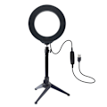 Miniatyrbillede 5 af 7: PULUZ PKT3032 Mobiltelefon Live Selfie Lampe 3 Farve Belysning Justerbar 40 LED Ring Fyldelys