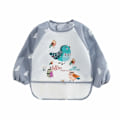Miniatyrbillede 3 af 5: 3 stk. Vandtætte Baby Bib Ærme Bib Vaskbar Bib Våd Beskyttelse 6-36 Måneder