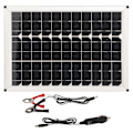 Pikkukuva 2 / 8: 100W aurinkopaneelipaketti Nopea lataus 12V Kaksi USB-aurinkopaneeli Auton akkulaturi Moottoripyörälle Veneelle Merelle RV