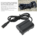 Miniatyrbilde 6 av 8: EL15 DC-kobling Dummy Batteri DC-kobling Strømadaptersett for Nikon D7000 D7200 D7500 D500 D610 D750 100‑240VEU Plugg