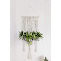 Miniatyrbild 3 av 5: Macrame tråd blomkruka dekoration - Boho väggdekor blomkruka hängande korg hem bomullsrep för inomhus- och utomhusbruk