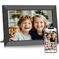 Miniatyrbild 1 av 5: Digital fotoram 10,1 tum, smart molnfotoram med högupplöst IPS-pekskärm, automatisk rotation & stort lagringsutrymme, bekymmersfri garanti &amp;