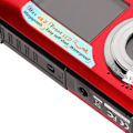 Miniatyrbillede 4 af 8: Full HD 2.7K 48MP 10ft Vandtæt Undervands Digitalkamera 16X Digital Zoom Forreste Bagerste Dobbelte Skærmer Vandtæt Digitalkamera Rød