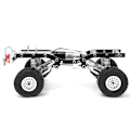 Miniatyrbild 5 av 8: Precisions CNC-bearbetad Rc-bilram i aluminiumlegering, hållbar uppgradering för Scx24-fordon, lättviktsuppgradering med anodiserad finish och