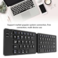 Miniatyrbilde 4 av 5: Foldbart Bluetooth-tastatur, slank lommestørrelse, bærbar trådløst tastatur for Windows7 8 nettbrett, bærbar PC, mobiltelefon