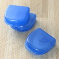 Miniatyrbild 5 av 7: Förvaringsetui, BPA-fritt ventilerat fodral för tandställningar, bettskenor och proteser, lätt att bära EVA-material för säker förvaring (Trippelpack)