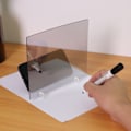 Miniatyrbillede 4 af 5: LED Lys Stencil Tavle Lysboks Tracing Tegnebræt Skitse Spejl Reflektion Telefon Dæmpning
