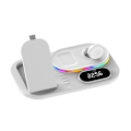 Miniatyrbild 1 av 5: Trådlös laddningsstation 4 i 1 Snabbladdningsstation Trådlös laddare Stativ Kompatibel för IPhone 13 12 3 2 Pro IWatch 7 6 5 SE 4 3 2 1 för Samsung