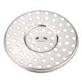 Miniatyrbilde 2 av 2: 8,5 cm i diameter rustfritt stål rund dusjgulv drenering balkong gulvavløp