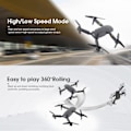 Miniatyrbilde 5 av 8: Foldbar WIFI-drone HD 4K luftkamera med fast høyde RC Quadcopter sammenleggbar fjernkontroll drone-sett