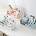 Miniatyrbillede 5 af 5: Kosmetisk/Makeup Vanity Organizer Box, Mini Skrivebordsopbevaring til Kontorartikler, Badeværelsesdisk eller Kommode, 24*12*9cm
